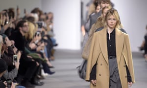 Michael Kors show … the pre-shrugged coat.