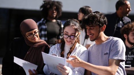 'I did good': students react to A-level and BTec results in England – video