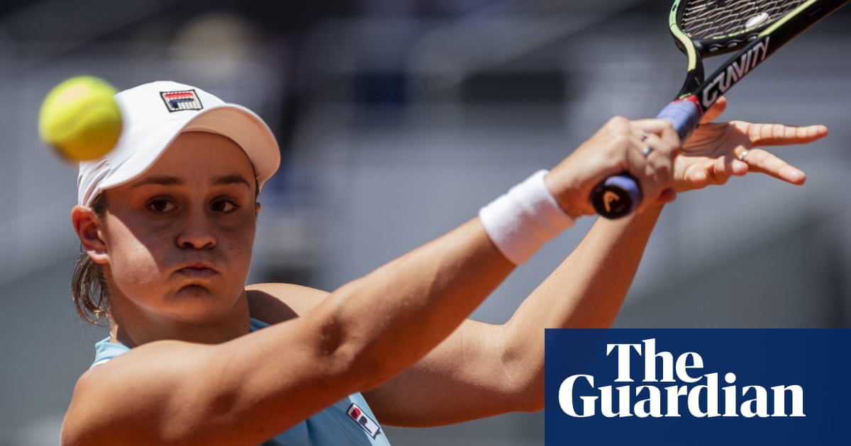 Brilliant Ash Barty in a tennis bubble all of her own after reaching Madrid final