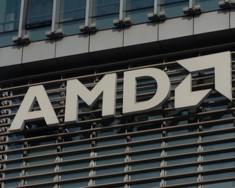 A general view of the office building of AMD is in Pudong, Shanghai, on February 9, 2026