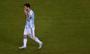 Lionel messi misses Penalty as Argentina loses third major Final in a row