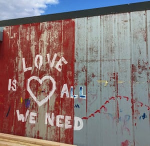 Graffiti at the camp