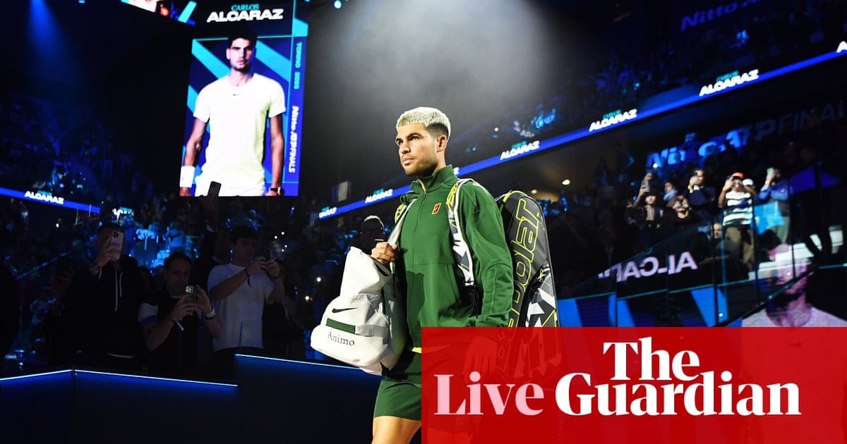 Carlos Alcaraz v Taylor Fritz: ATP Finals tennis – live