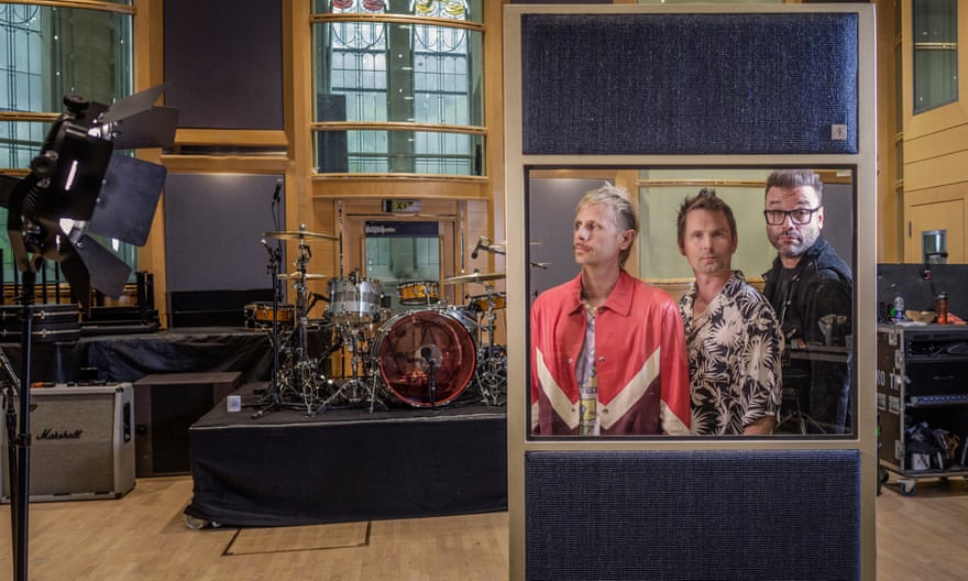 ‘I love being right in the middle of it’ … Muse at Air Studios in Hampstead.