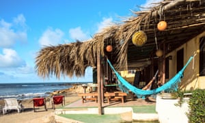 Bungalows and hammocks, Cabo Polonio