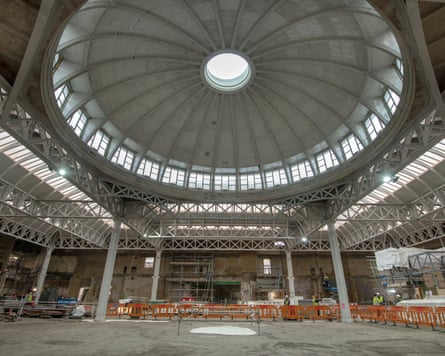 The huge dome of the soon-to-be London Museum