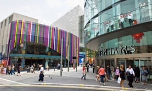 The Liverpool One shopping development, which involved the corporate enclosure of several previously public streets.