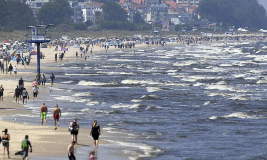 Plage de la mer Baltique