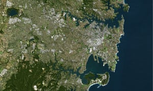 Sydney from a satellite