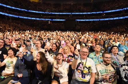 large crowd in an auditorium
