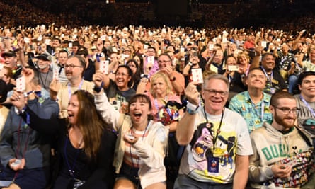 Disney Entertainment Showcase At D23ANAHEIM, CALIFORNIA - AUGUST 09: View of audience at the Disney Entertainment Showcase at D23: The Ultimate Disney Fan Event in Anaheim, California on August 09, 2024. (Photo by Araya Doheny/Getty Images for Disney)