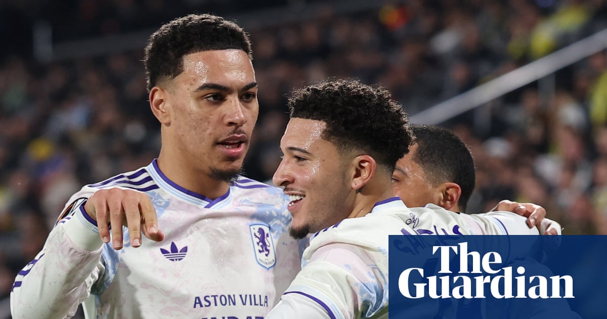 Europa League roundup: Jadon Sancho strikes to seal Aston Villa’s last-16 place