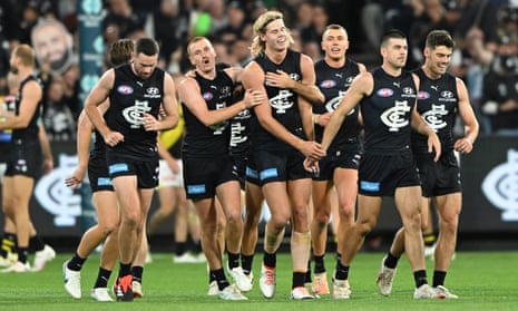 Carlton hang on in MCG thriller against brave Richmond | AFL | The Guardian