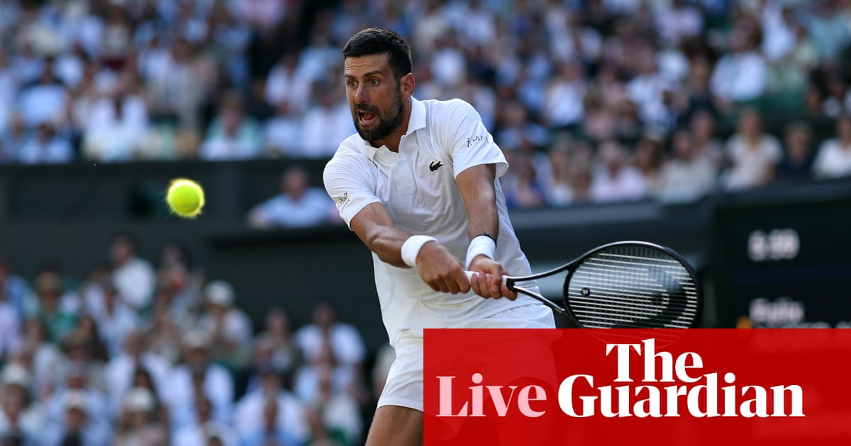 Wimbledon 2026 quarter-finals: Auger-Aliassime v Djokovic; Muchova beats Osaka; Sinner and Gauff win – live
