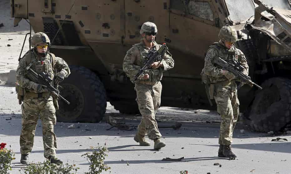 Nato troops on patrol in Kabul last year.
