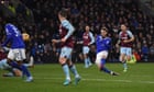 Leicester’s James Maddison and Jamie Vardy keep Burnley in bottom three
