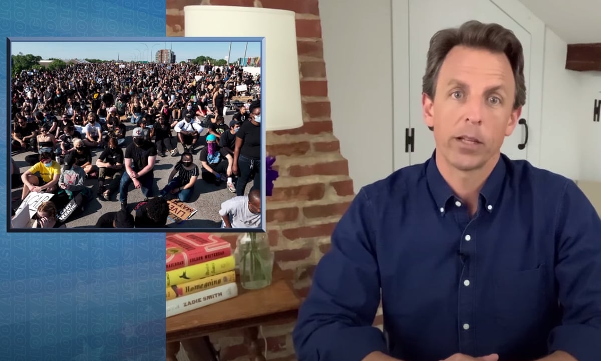 Seth Meyers The Map Is Finally All Red But Not For The Reason Trump Wants Culture The Guardian