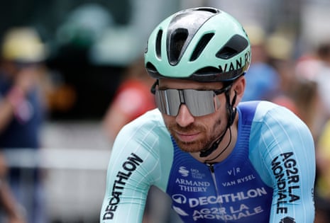 Aurélien Paret-Peintre, victorious on the Ventoux on Tuesday, before stage 17.