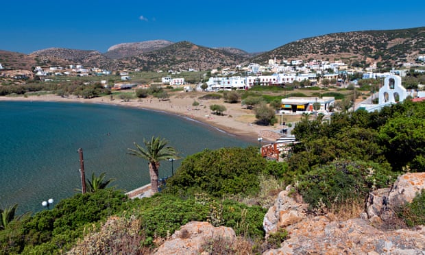 Galissas bay at Syros island in Greece