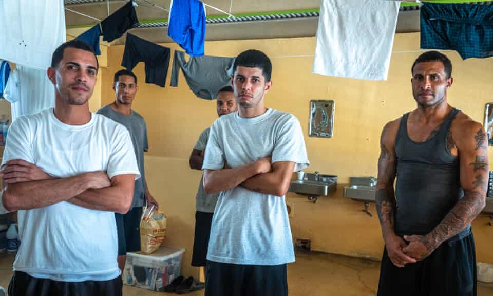 Inmates in the Bayamón correctional complex.