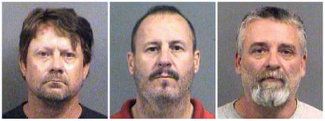 The convicted plotters: Patrick Stein, Curtis Allen and Gavin Wright.