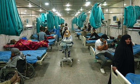 A ward at a Baghdad hospital 