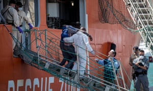 About 40,000 migrants and refugees have arrived in Italy’s southern ports so far this year.
