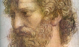 Aristotle â€¦ a detail from Raphaelâ€™s  The School of Athens (1509-1511).
