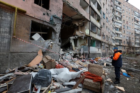 Two people die as a result of recent shelling in the Russia-controlled city of Donetsk, Ukraine.
