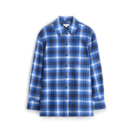 CHECKED FLANNEL SHIRT BLUE / CHECKED | COS