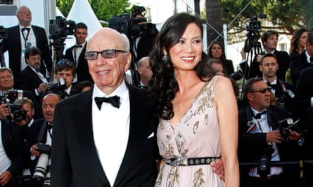 Deng Murdoch with ex-husband Rupert Murdoch in 2011.