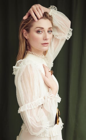 ‘I always look for a challenge’ Elizabeth Debicki wears dress, jewellery and belt all by Alexander McQueen.