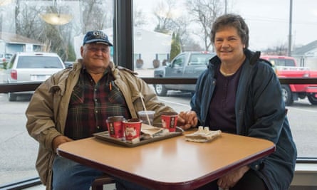 Gary and Joyce Kronz at a McDonald’s in Battle Creek.