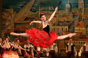 Dancer in flamenco dress