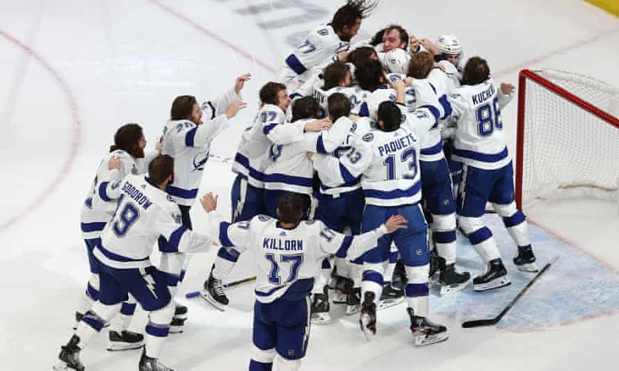 Tampa Bay Lightning Beat Dallas Stars In Game 6 To Claim Stanley Cup Stanley Cup The Guardian Hockey 2022 Stanley Cup Winner Team
