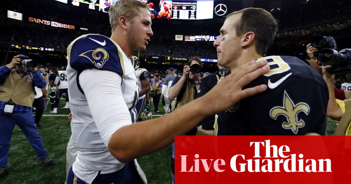 NFC Championship Game Los Angeles Rams v New Orleans Saints – live