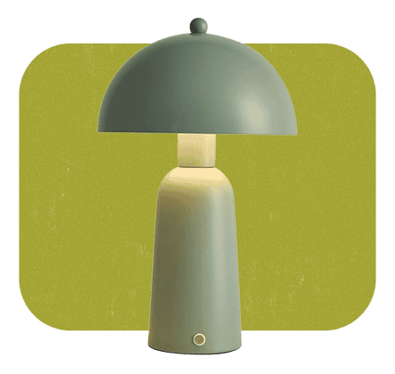 Blue rechargeable lamp