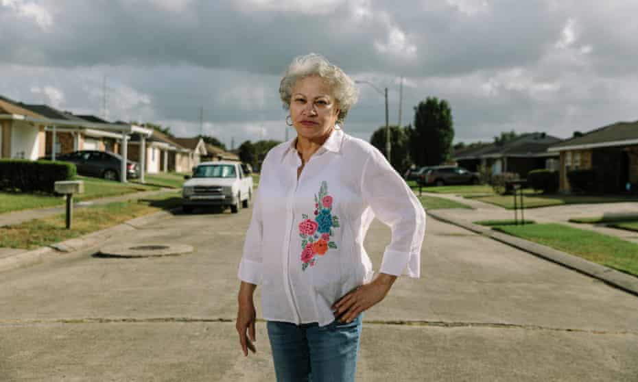 Marilyn Amar stands in front of her home in the Gordon Plaza neighborhood, where she’s lived since 1990. Gordon Plaza is a subdivision developed by the city of New Orleans in 1981 atop the Agriculture Street landfill, which was closed in 1965. New homeowners were not told that their homes were built on top of the dump at time of purchase. Two other city-owned properties built on the landfill - Morton Elementary School and Press Park housing project - have since been abandoned after the EPA declared the area a Superfund cleanup site in 1994. Gordon Park residents have been trapped in their homes, fighting for a buyout to facilitate a relocation. Without government assistance, relocating is impossible for most residents since their homes have little resale value.