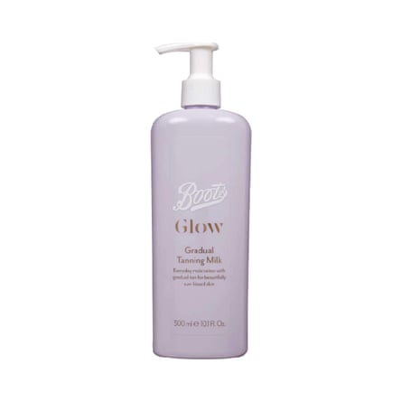 Bottle of Boots Glow tanning milk
