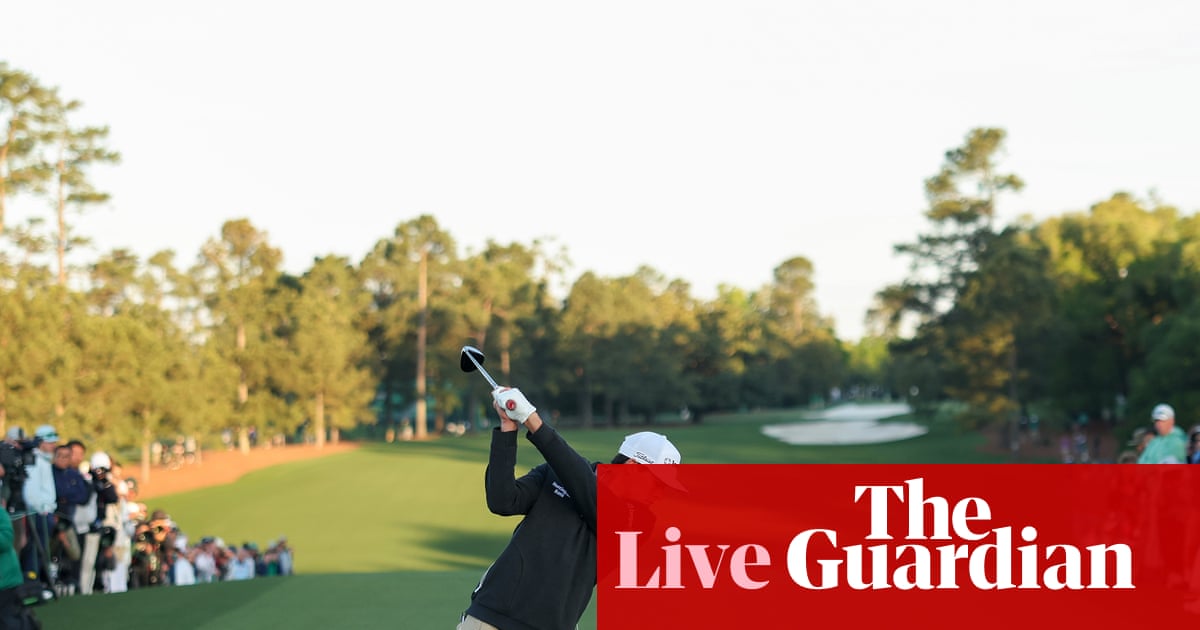 The Masters 2026: day one golf updates from Augusta National – live