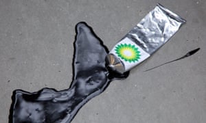 Protest at BP sponsorship of Tate … the deal has now ended and its money is going to four other arts institutions.