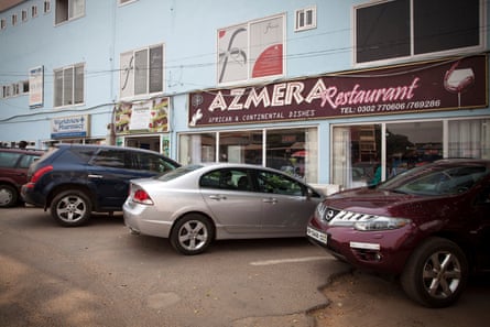 Azmera restaurant in Accra.