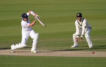 Ian Bell bats for England against Australia at the Riverside during the 2013 Ashes