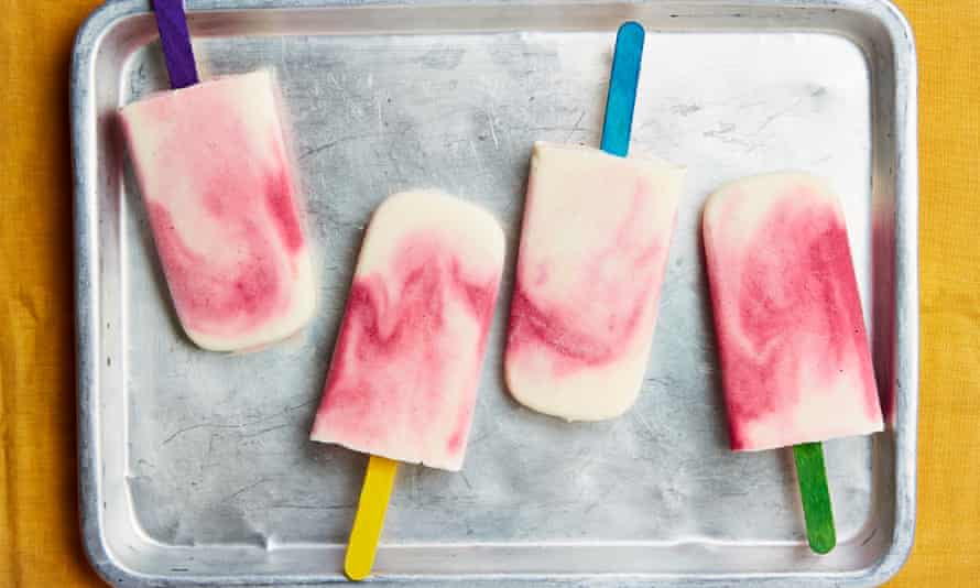 Yotam Ottolenghi’s beetroot, vanilla and yoghurt lollies