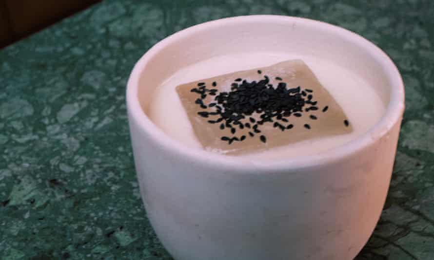 Mango sticky rice cocktail at Two Schmucks.