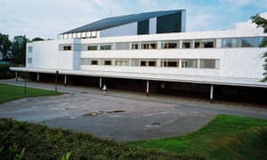 Lappia Hall in Rovaniemi, designed by Alvar Aalto.