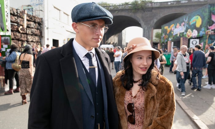 Peaky Blinders Fans Fill Birmingham Festival With Flat Caps Peaky Blinders The Guardian