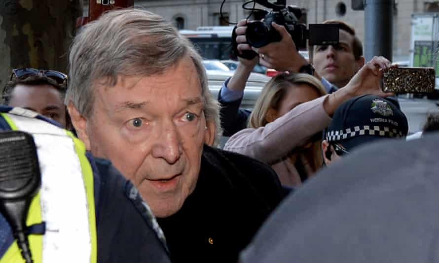 Pell arrives at court