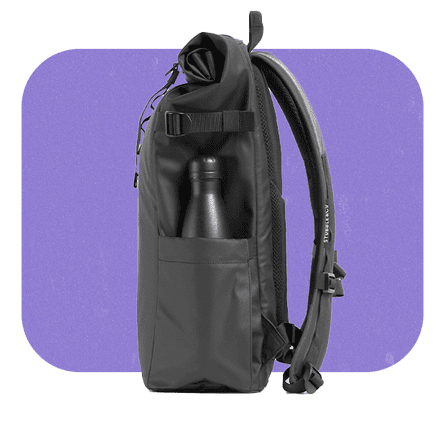 Black Rolltop rucksack