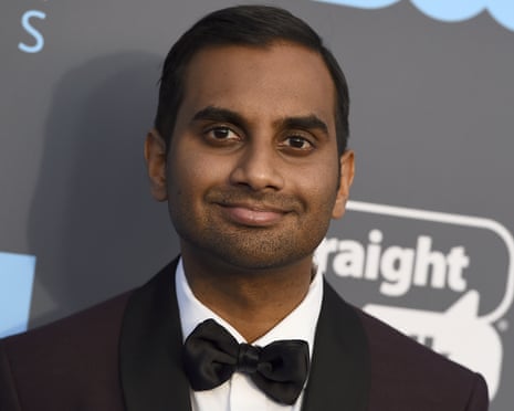 Aziz Ansari arrives at the 23rd annual Critics’ Choice Awards at the Barker Hangar on Thursday, Jan. 11, 2018, in Santa Monica, Calif. (Photo by Jordan Strauss/Invision/AP)